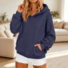 Kadın Kapüşonlu Sweatshirt Bol Kesim Günlük Giyim için Pullover