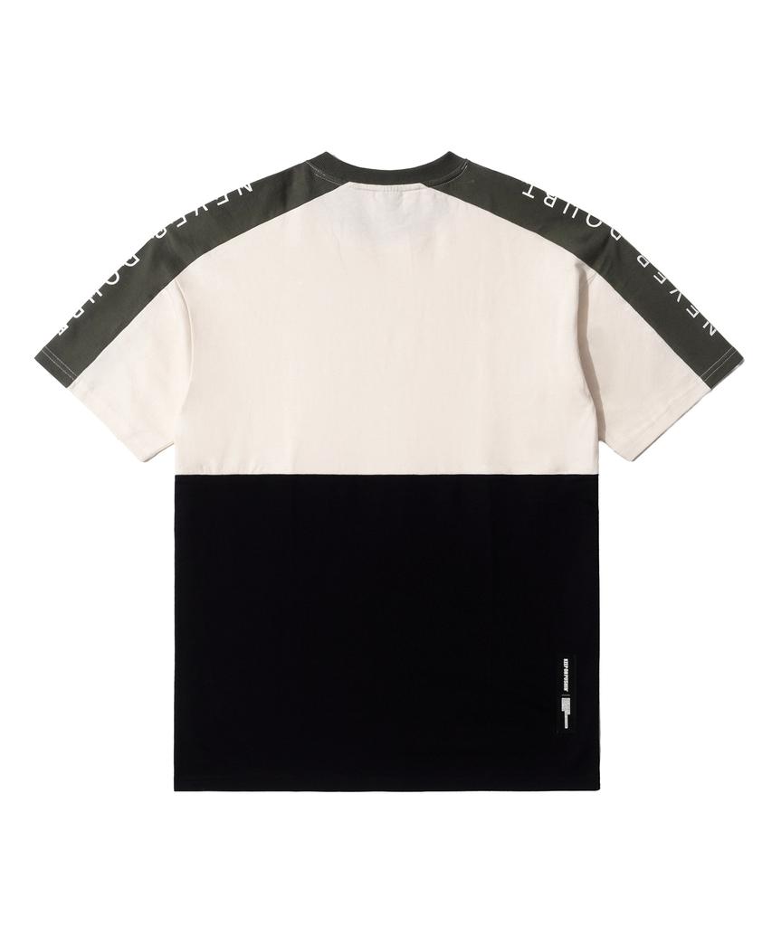 QT8 GARMENTS Oc Tricolor Tee (Khaki)