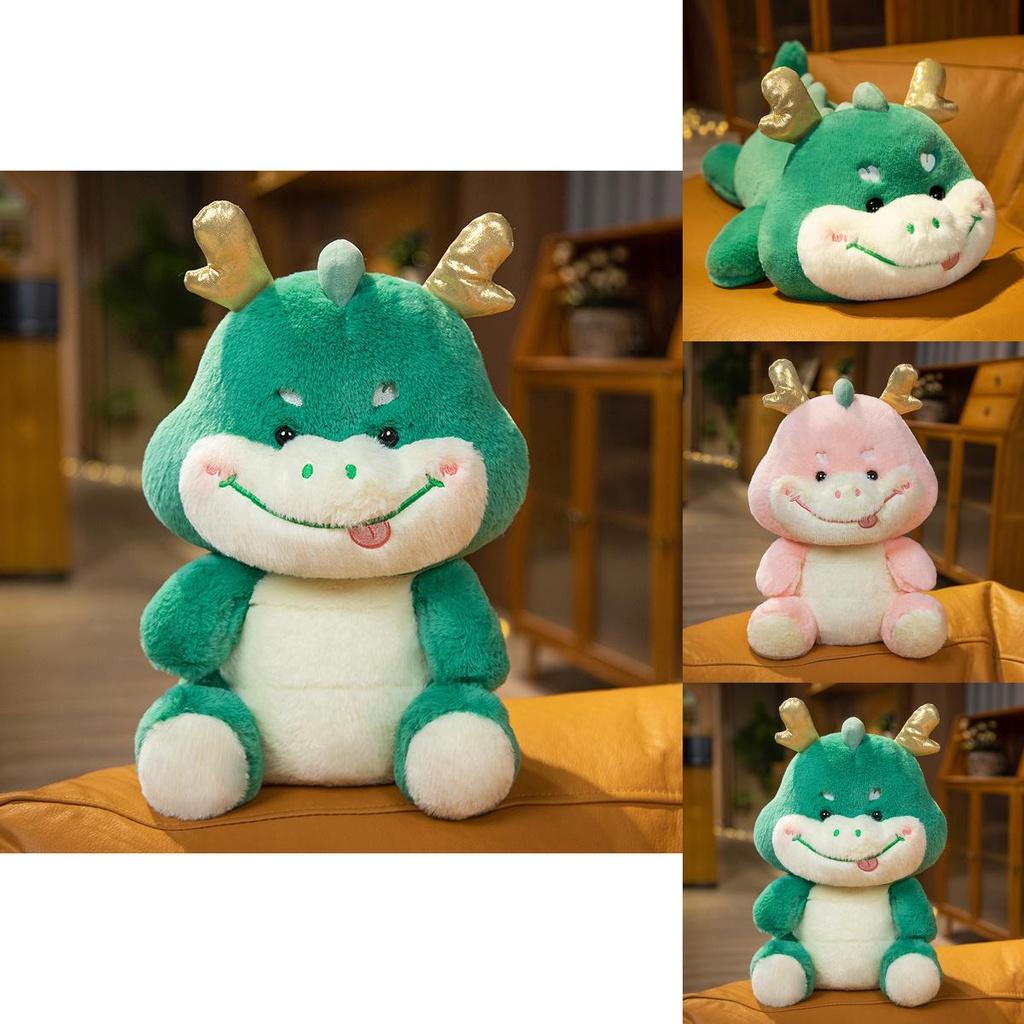 Cute Lucky Dragon Plush Toy Soft And Skin-friendly Dragon Doll For Good Luck And Year Of The Dragon Dcor Wholesale Authorized
