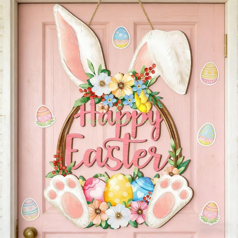 24TE Delicate Rabbit Ornament Perfect for Kids Easter Celebration Decors