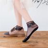 Women Anti skid Liner Summer Lace Socks Cotton Hosiery Boat Socks Low Cut