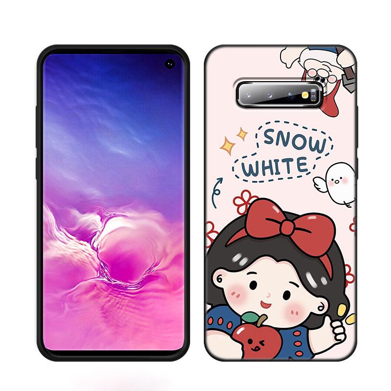 Cute S-Snow White Phone Case For Samsung M30 M31 S Note 10 20 M04 M13 M32 M14 M23 M33 M34 M42 M52 M53 M54 5G M11 M12 M21 M22 M51