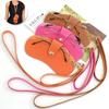 Glasses Case Portable Neck Hanging Soft Leather Scratch Wear Resistant Glasses Bags PU Leather Glasses Holder