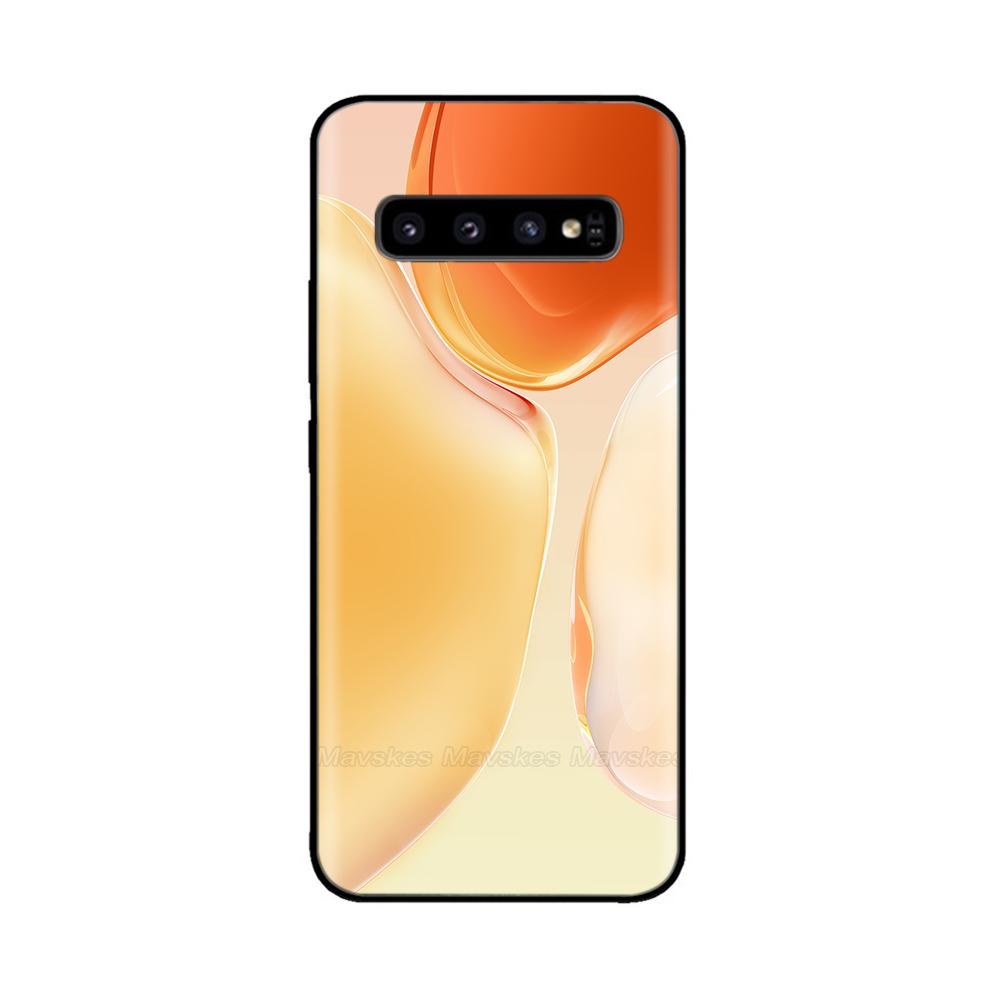 For Samsung S10 Plus Case S10 Silicone Fashion Back Cover Cases For Samsung Galaxy S10 S10E S 10 S10plus Protective Back Cover