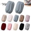 Anti-stain Arm Covers for Art Stain Resistant Sleeves, Elastic Cuff Oil-proof Protective Covers, Solid Color Sleeves Cooking Washable Women
