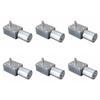 DC 12V Electric  Reducer Mini 2-100RPM Metal Worm Gear Box Motors Stainless Steel Self Locking Square for Micro Winch