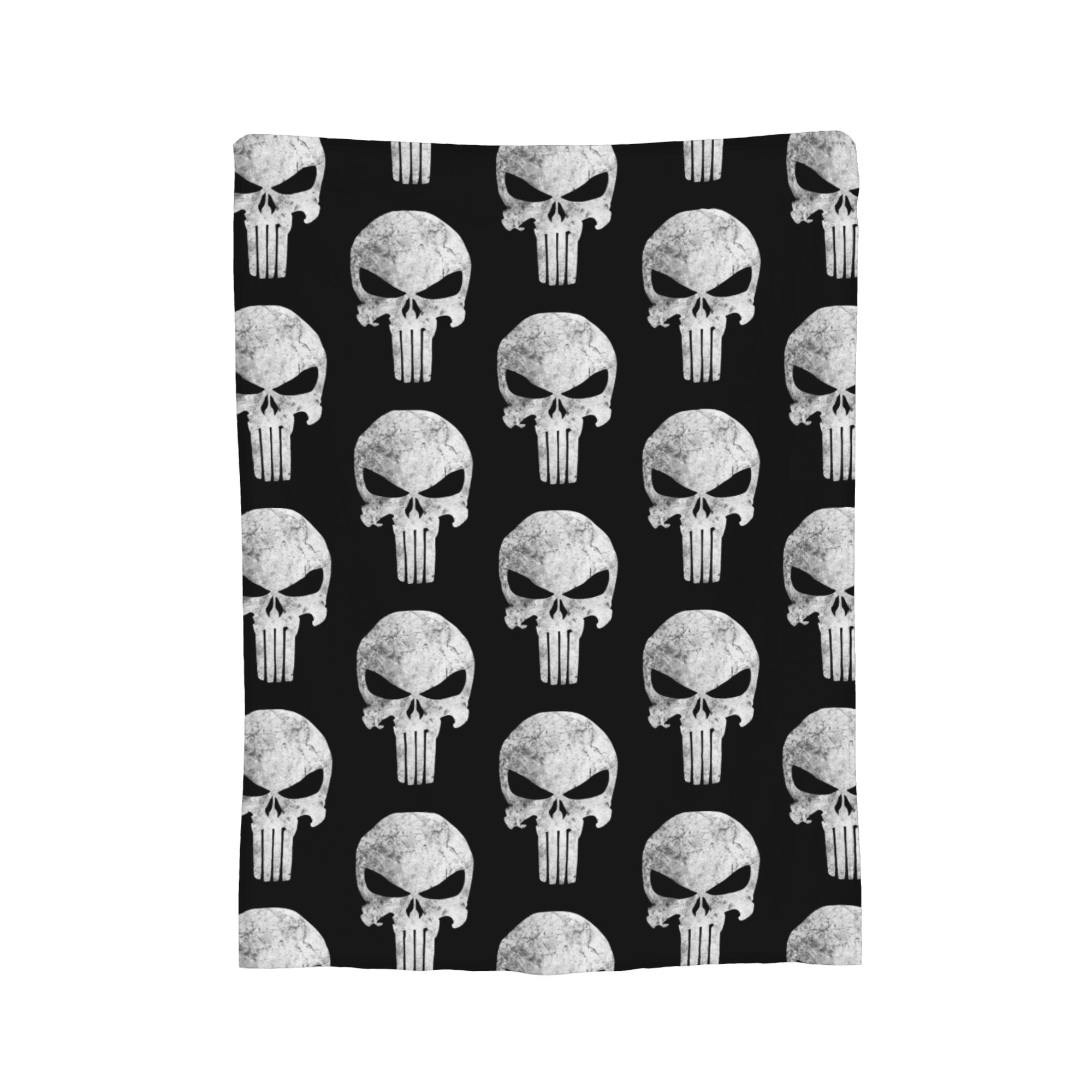 

Punisher Skull Grunge Blankets Fleece Printed Multi-function Warm Throw Blankets for Sofa Car Bedding Throws 30x40in
