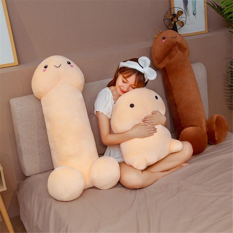 Weiches süßes Penis-Plüschspielzeug-Kissen, sexy Stofftiere, gefüllte lustige Kissen, Simulation, schöne Puppen, Geschenk, Kawaii-Plüsch