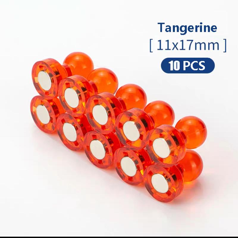 10 Pcs Push Pin Magnet Pushpin Office Pushpin Strong Neodymium Cone Magnet Super Refrigerator Sticker Magnetic Pushpin