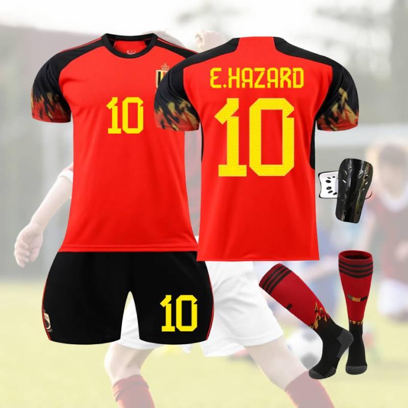 New Belgium Heimfußballtrikot Deb Bruyne 7 Und Lukaku 9 WM 2022 Trikot