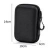 New Hard Shell EVA Storage Box Black Portable Pouch Carrying Bag Mini Zipper Earphone Case for Earphone