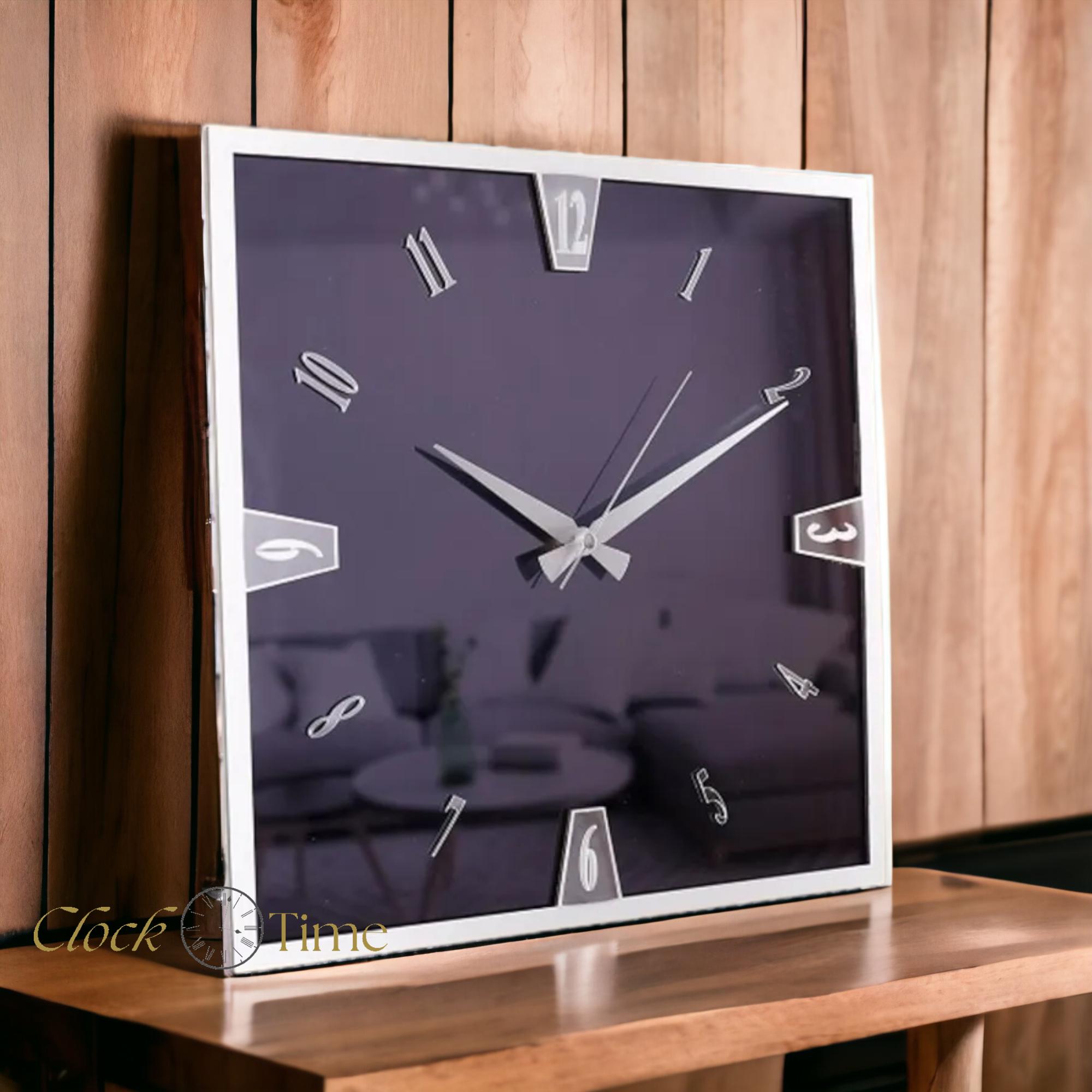 

Настоящее Зеркало Декоративные Настенные Часы Деревянная Рамка Цифры Оргстекло (40 см)