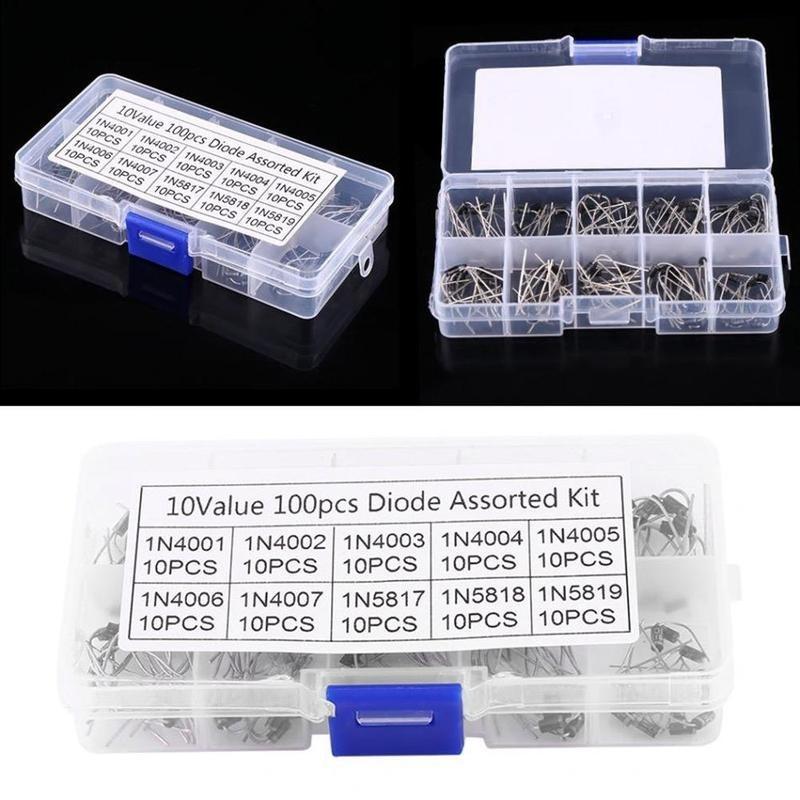 200 stücke 10 wert gleichrichterdiode schottky 1N4001-1N5819 sortiment kiODXG 200 stücke 10 wert gleichrichterdiode schottky 1N4001-1N5819 sortiment kiODXG