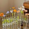 Foldable Transparent Glass Vase for Tulips - Modern Hydroponic Display and Decoration.