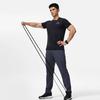 Li Ning Fitness Series Buchstabenlogo Print Ice Feel Feuchtigkeitstransport Kurzarm T-Shirt Herren Tops Schwarz ATST577-1