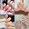 Summer Fresh Sweet Cool Style Detachable French Line False Nail Art Tips
