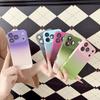 Gradient Heat Dissipation Case For iPhone 17 Pro Max 16 15 14 13 Pro Max Lens Protector Shockproof Hard PC Matte Back Cover