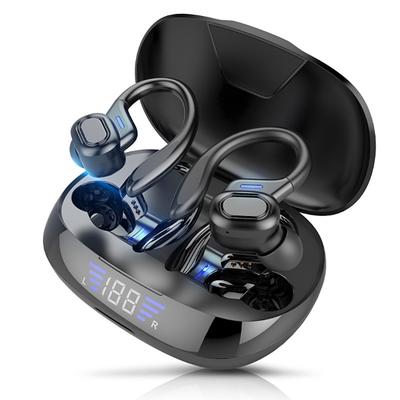 Wireless Earbuds, Sports Bluetooths Headphones, 40Hrs Playtimes Ear Buds with LED Power Display, Noise Cceling Headsets, Earphones for Workout/Running