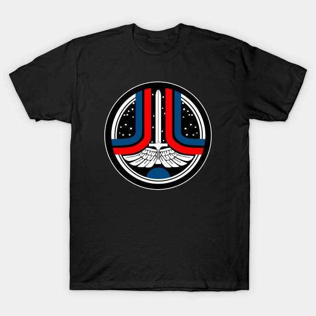 Men Black Print T-shirt Star League No-Cut Transfer Paper Print Cotton Tshirt L чёрный