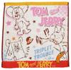 Marushin Carry Tom and Jerry Antibacterial and Available in Two 4105000800 Towel/Hand Towel, "Trouble Jerry" Design, Cotton, Deodorizing, Sizes,