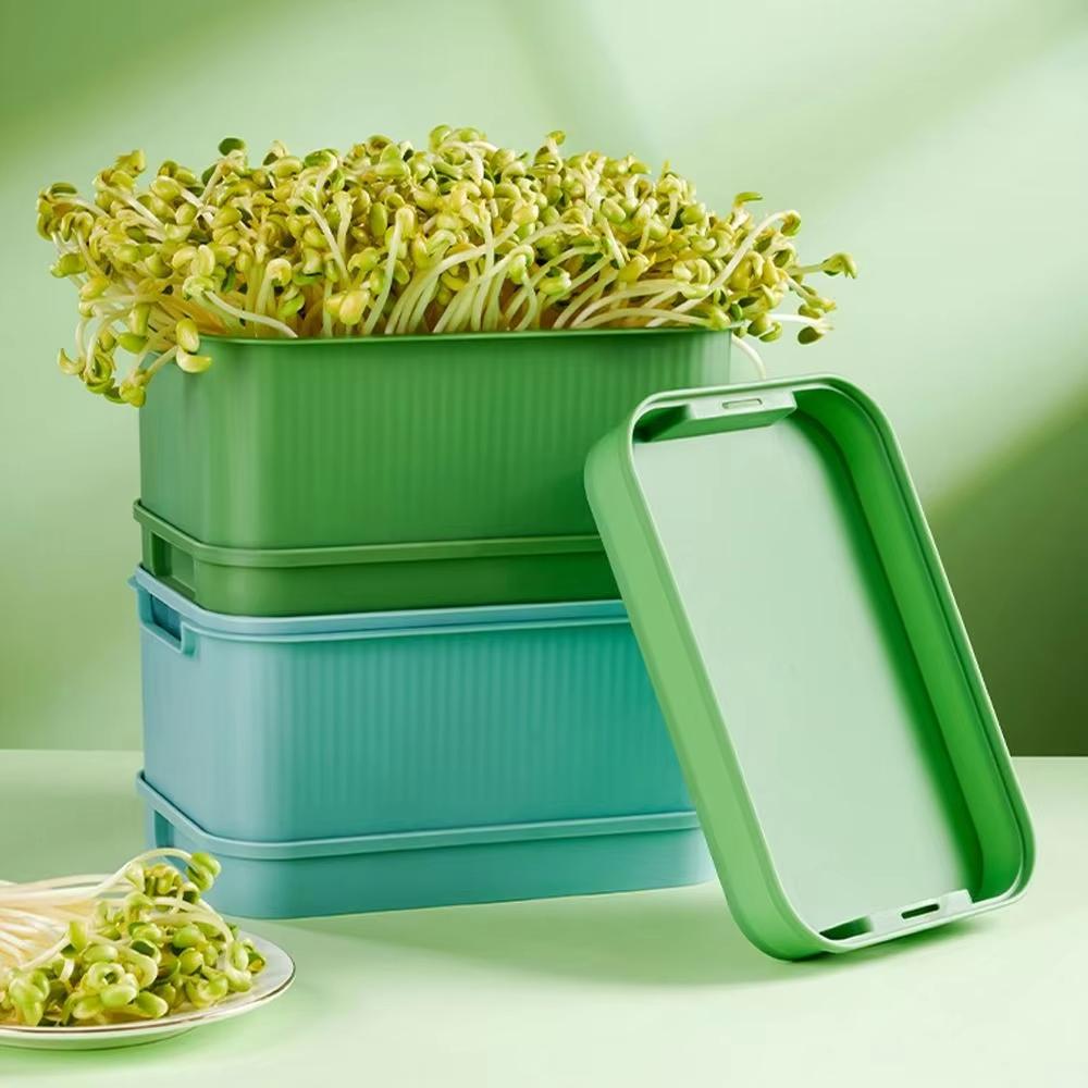 Seed Sprout Tray Garden Hydroponic Peanut Sprouting Box Pea Bean Seedling Sprouter Cat Grass Germination Soilless Planting Pot