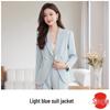 Women's Red Suit Jacket – Spring/Autumn Professional Formal Wear – Elegant Host Annual Meeting Attire – High-End Workwear Set