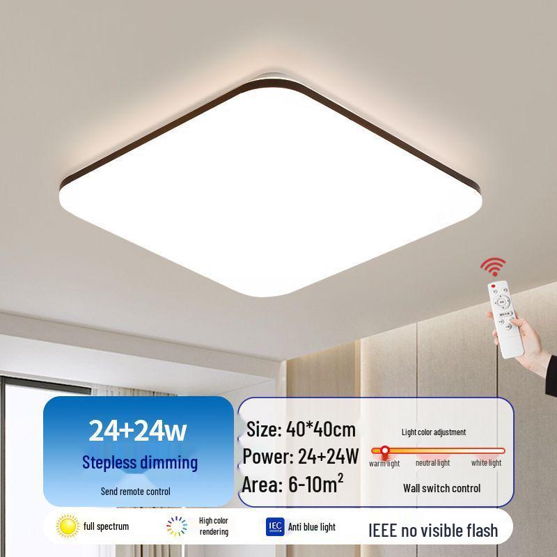 2025 Modern Minimalist LED Ceiling Light for Living Room, Bedroom, Study & Balcony - Super Bright