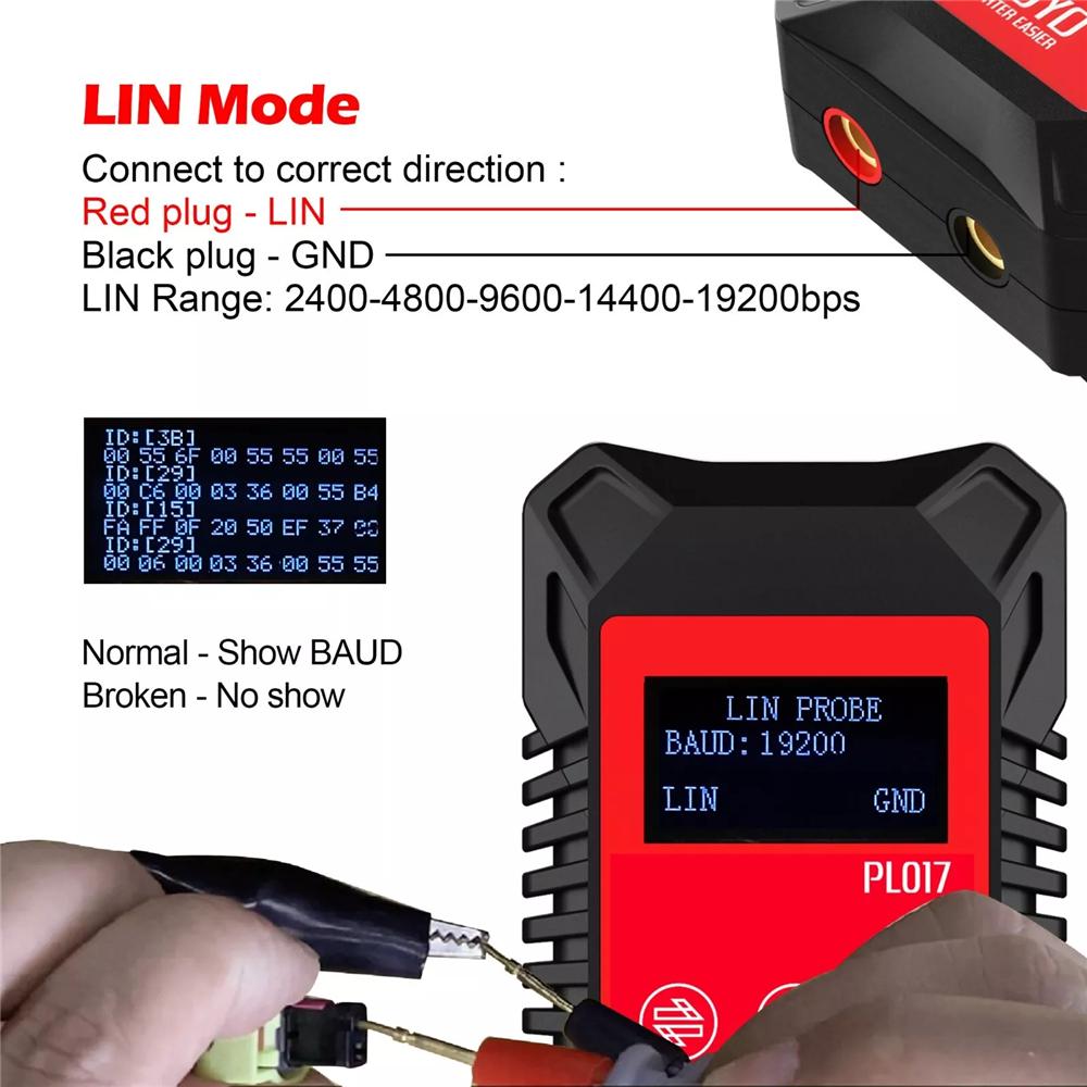 WOYO CAN LIN PWM Tester ist ein digitaler Tester, der speziell für Automobilelektronik entwickelt wurde,