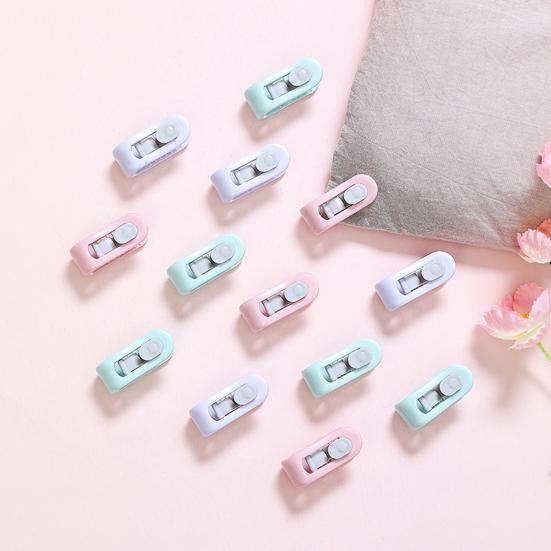 6 Pcs Quilt Clips Non-slip Needle-free Flexible No Pins Duvet Gripper for Blankets