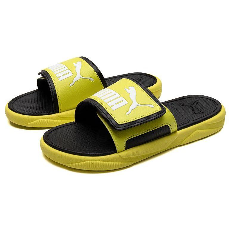 Puma Royalcat Fashion Comfortable Durable Other Pattern Silent Slide Sandals Unisex Sandals Green White Black 372280-30