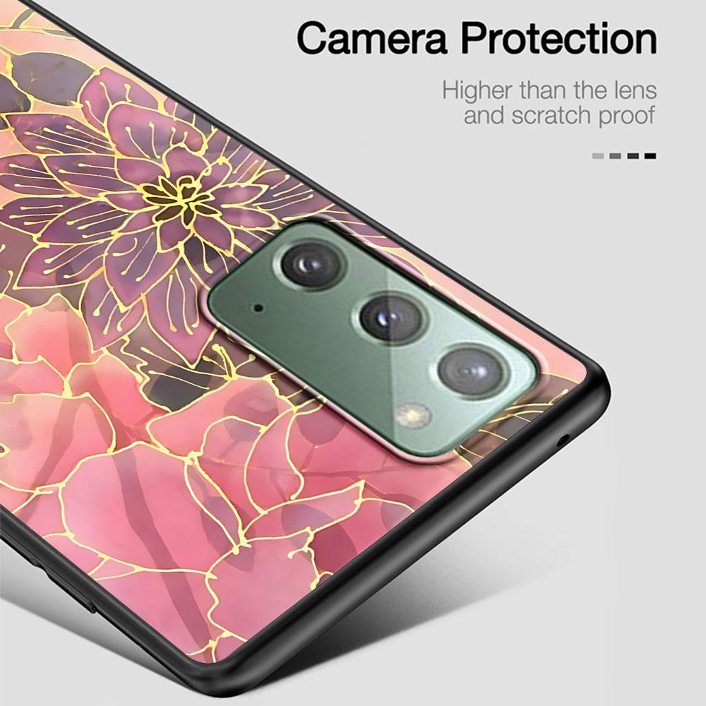 Rose Love Heart Gold Case for Samsung Galaxy Note 20 Ultra 10 Plus 9 8 TPU Phone Cover Note 10 Lite Soft Shell Funda Capa