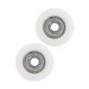 30mm Diameter Elite Greenhouse Door Wheels Replacement Kit