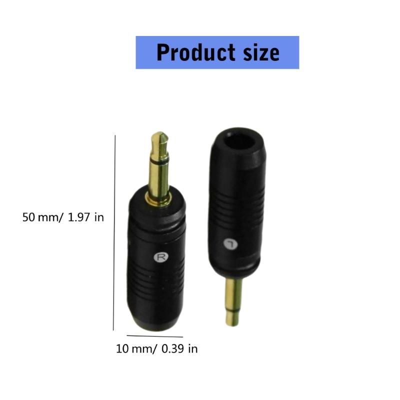 3.5mm Stereo Male Plug Connectors Plug Replacement , Gold Plate Plug for Focal Clear Elear Elex Elegia Earphone