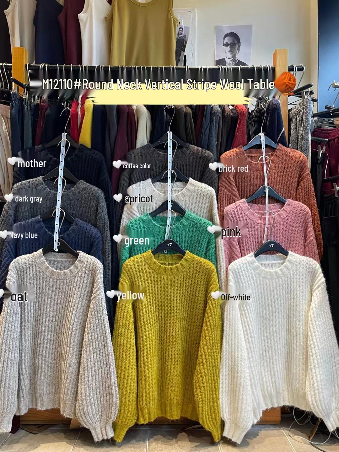 

Women s Plus Size Casual Korean Style Striped Pullover Sweater Oatmeal