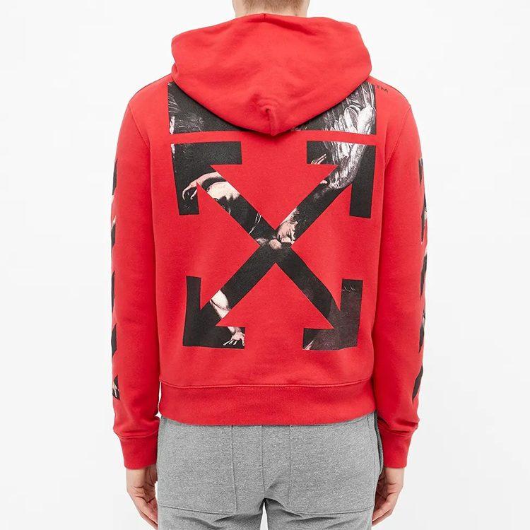 OFF WHITE Caravaggio Arrow Hoodie OMBB034S20E300042088
