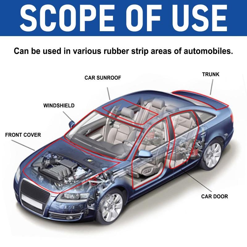 Rubber Care Spray For Car Door Seals Restores Softness Prevents Hardening Prolongs Lifespan For All Weather Protection