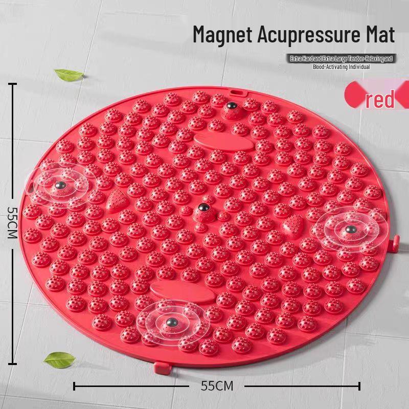 Plantar Massage Acupressure Foot Pad - Soft Silicone Meridian Board for Adults