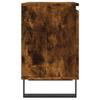 Nightstands (2 Pcs) Smoked Oak 40 X 30 X 50 Cm Particleboard
