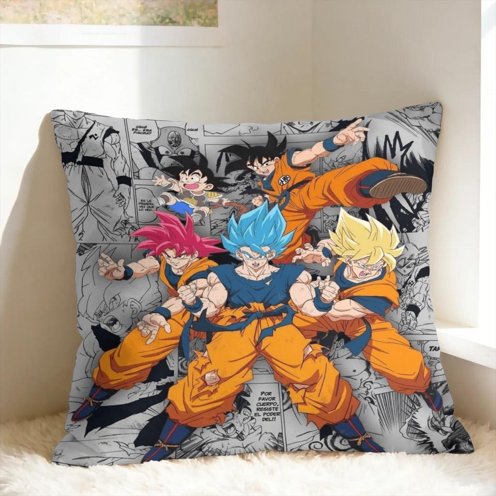 D-Dragon Anime Pillowcases Kawaii Pillow Case For Sofa Home Decoration Comfy Pillow Cover