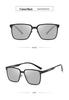 Men's Polarized Stainless Steel Square Sunglasses - Classic Retro Outdoor Driving, Fishing, and Cycling Glasses