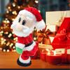 Twerking Santa Doll with Music Party Supplies Interactive Ornament Dancing Santa Doll for Shelf Living Room Festival Desktop