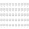 50PCS Plate Hangers For The Wall Plate Holder Hooks For Decorative Plates 1.3 Inch Sticky Invisible Adhesive