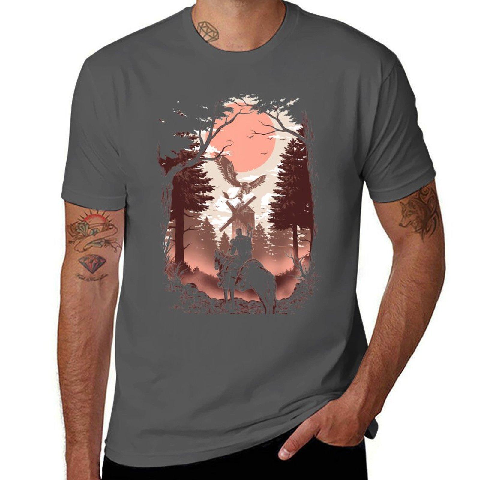 

The Wild Hunt T-Shirt t shirt custom print graphic t shirts for man anime t shirts oversize T-Shirt 4XL