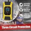 Car Battery Charger, 12V 7A Lead-acid Batteries Charger, LCD Display Smart Battery Maintainer