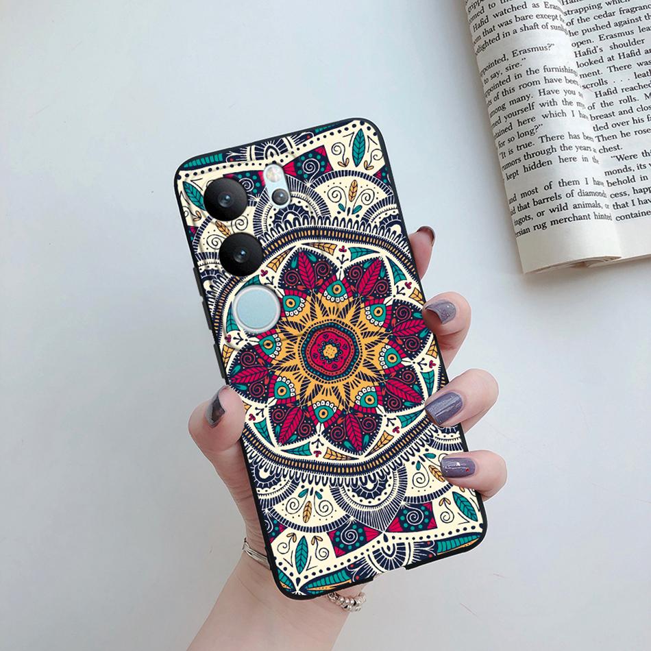 For Vivo V29 5G Global Version Phone Case Couple Cute Cartoon Flower Back Shell Etui For Vivo V29 V 29 V2250 Soft Silicone Cover
