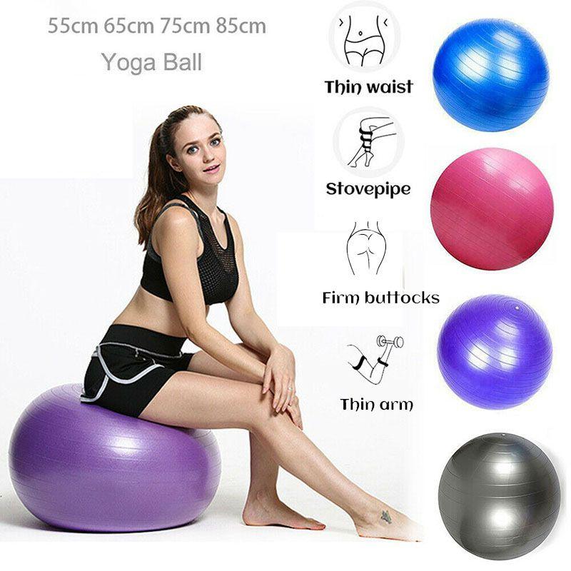Träning Anti-Burst Träningsyogaboll Fitness Pilates Formning Sport Balans