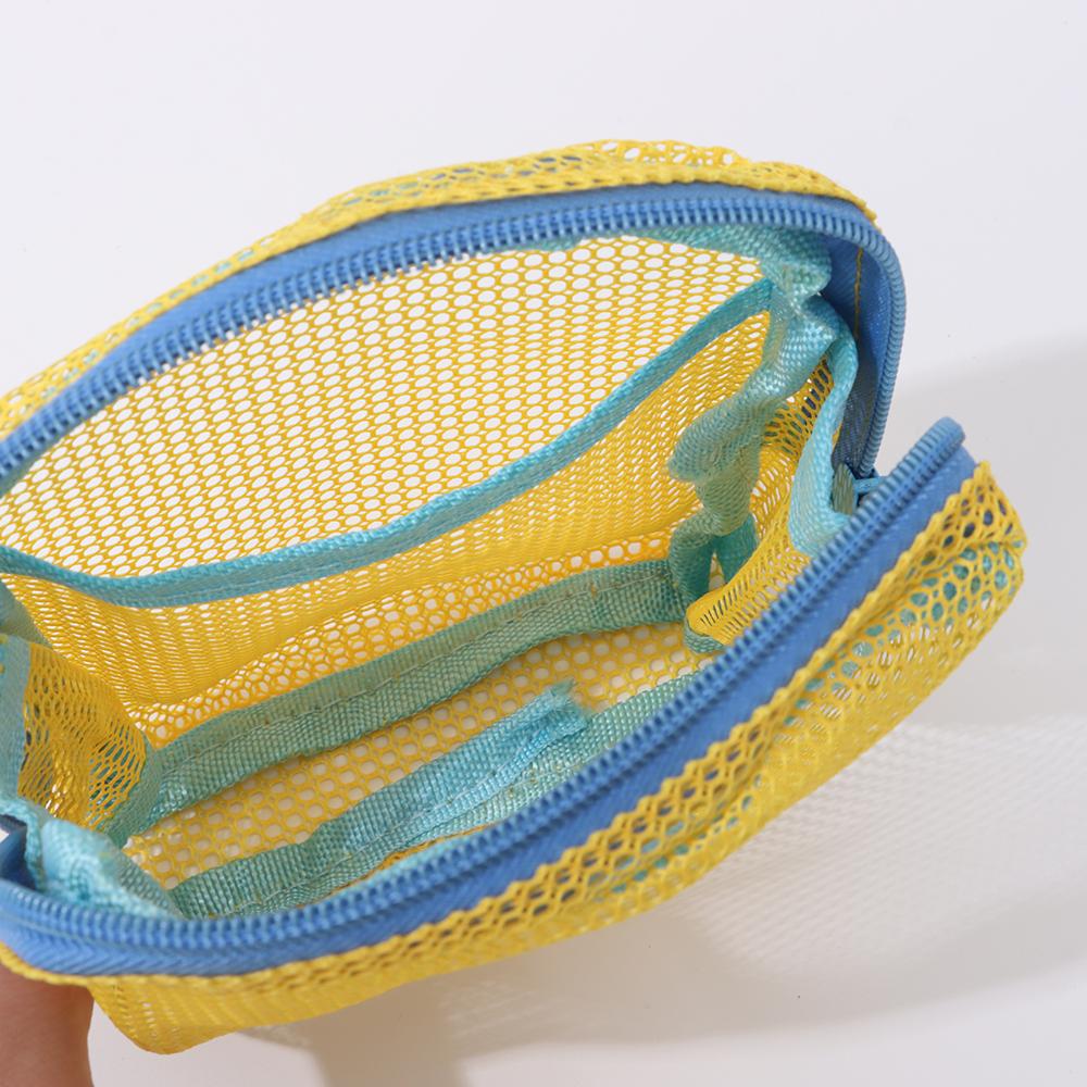 Dopamine Color Mesh Cosmetic Bag Candy Color Coin Purse Fashion Storage Bag