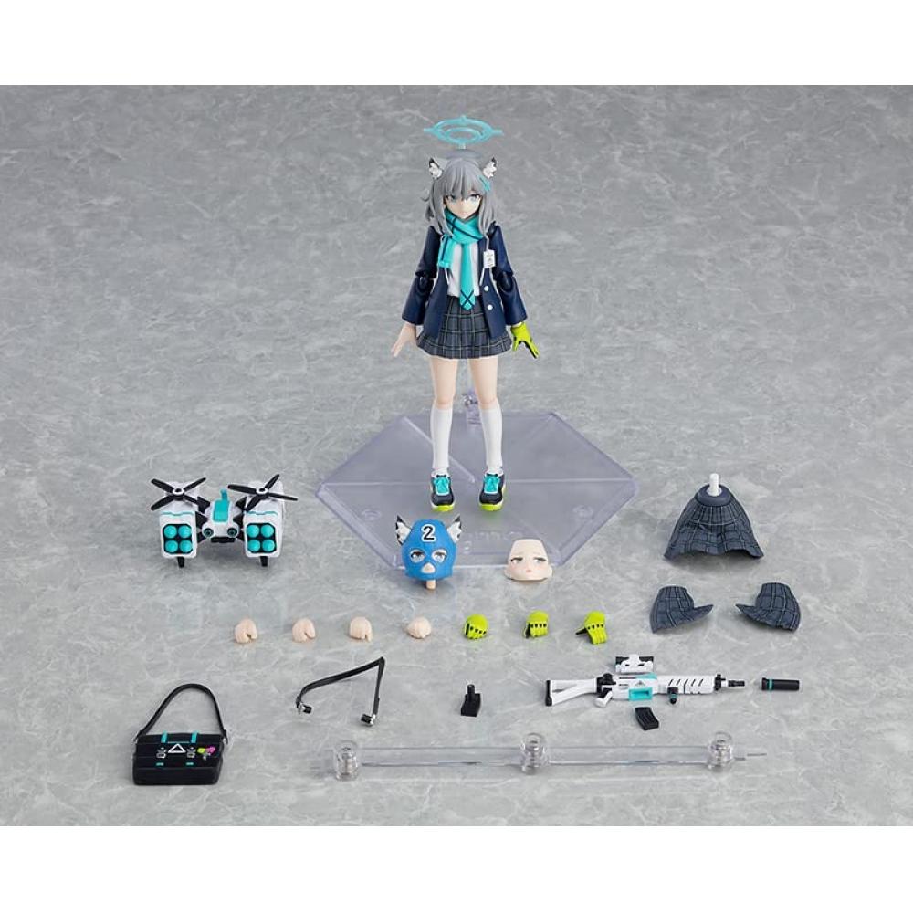 Figma Blue Archive Shiroko Sand Wolf Non-scale Plastic Painted Movable Figure