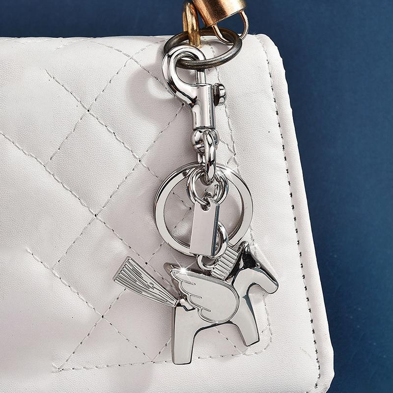 Creative Key Chain Handbag Pendant Bag Charms Metal Car Keychain Backpack Decoration Accessories Gifts