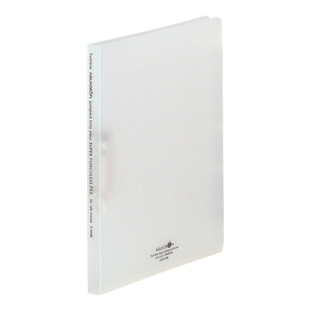LIHIT LAB File, Punchless Type, A4, Pack of 10, Milky White, F5030-1_10